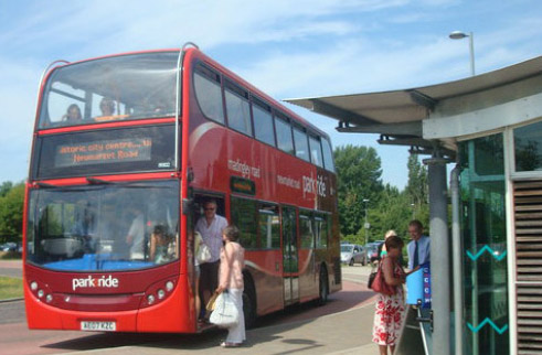 park and ride bus stop